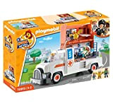 Playmobil Duck ON Call 70913 Ambulanza, con luci e Suoni, Giocattoli per Bambini dai 3 Anni