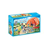 Playmobil Family Fun -Tenda dei Campeggiatori, dai 4 Anni, 70089, Multicolore