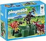 Playmobil Wild Life 5273 - Gorilla e Okapi con vegetazione