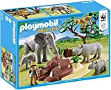 Playmobil Wild Life WWF 5275 Ricercatori in Animali della Savana Africana