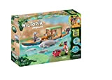 Playmobil Wiltopia 71010 Gita in Barca e Lamantini della Foresta Amazzonica, con Animali Giocattolo, Giocattolo Sostenibile per Bambini dai 4 ...