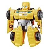 Playskool Heroes Transformers Rescue Bots Academy Bumblebee Convertire Toy Robot, 4,5 pollici Action Figure, Giocattoli per bambini dai 3 anni ...