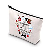 PLITI Fairy Tale - Borsa per trucco Who in The World Am I Ah That's The Great Puzzle Book Lover ...