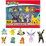 Pokémon 8 personaggi da combattimento con Charmander, Bulbasaur, Squirtle, Mimikyu, Pikachu, Eevee, Umbreon, Espeon, perfetto per qualsiasi allenatore
