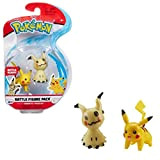 Pokemon Battle Figures 2-Pack, Pikachu e Mimikyu, Figure da 5 cm, con Licenza Ufficiale