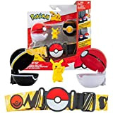 Pokemon Clip N Go Cintura Set Pikachu & Pokeball – Include 1 Personaggi da 5 cm, 1 Cintura e 2 ...