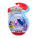 Pokémon Clip 'N' Go Toxel e Poké Ball - Contiene 1x figura da 5 cm e 1x Dive Ball - ...