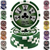 Poker Mania Shop Fiches Royal Flush Valore 25 blister 25 pz.