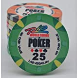 Pokershop Fiches Ceramica WSOP Rio Replica Valore 25