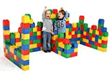 Polesie Building Bricks XXL-Set di Giocattoli da Costruzione, 72 Pezzi, Multicolore, 41999