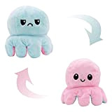Polipo Reversibile Peluche Octopus Polpo Peluche Giocattolo Di Decompressione Flip Rosa Blu
