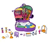 Polly Pocket - Cofanetto Giochi con l'Elefante a Tema Animali con Micro Bambole Polly, Bella e Accessori, Giocattolo per Bambini ...