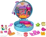 Polly Pocket - Cofanetto Spiaggia dei Delfini e Mare con Micro Bambola Polly, Sirena e Accessori, Giocattolo per Bambini 4+Anni, ...