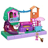 Polly Pocket Pollyville Playset Parchetto delle Avventure con Micro Bambola Polly e Tanti Accessori, Giocattolo per Bambini 4+Anni,GTM67