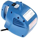 Pompa A Palloncino Elettrica Gonfiabile Blu con Gonfiatore A Ugello Singolo da 400 W/Macchina di Rifornimento Portatile per Palloncini