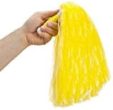 Pon pon giallo di plastica cheerleaders