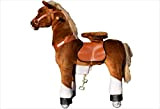 Ponycycle cavallo a dondolo Marrone Medio