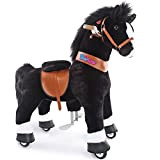 PonyCycle Ufficiale Autentico Giocattolo da equitazione per bambini piccoli (con freno/ con suono/ altezza 90cm/ Taglia 4 per età 4-8) ...