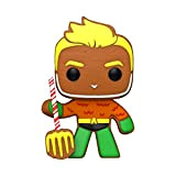 POP DC Holiday - Figura in vinile Aquaman Funko Pop!, motivo: pan di zenzero, con custodia protettiva compatibile con Pop ...