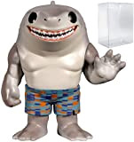 POP Suicide Squad – King Shark [Nanaue] Funko Pop! Figura in vinile (conf. con custodia protettiva compatibile), multicolore, 9,5 cm