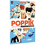 Poppik, poster educativo per bambini, motivo: animali del mondo