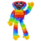 Poppy Playtime Huggy Wuggy Bambole di Peluche,40 cm,Gioco Periferico Cartoon Toys（Rainbow）