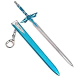 Portachiavi Spada Sword Art Online Per Kirito, Modello Di Arma Anime, Giocattoli In Lega Di Zinco (Lunghezza: 22 Cm)