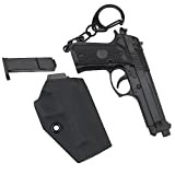 Portachiavi tattico a forma di pistola a catena chiave con fondina Set Modello 1:4 Action Figure Collezione Ciondolo Borsa Charm ...