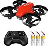 Potensic Mini Drone per Bambini con 3 Batterie, Droni Telecomandi Quadricottero RC, Drone Giocattolo Economico, Modalità Senza Testa, 3D Flip, ...