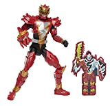 Power Rangers Dino Fury Dino Knight Red Ranger 15 cm Action Figure giocattolo con chiave Dino Fury, accessorio a tema ...