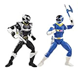 Power Rangers Lightning Collection in Space Blue Vs. Argento Psycho Ranger, Multicolore, F2047