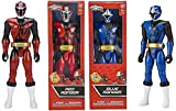Power Rangers Ninja Steel Blue And Red Ranger 30cm Boys And Girls Action Figure Toys