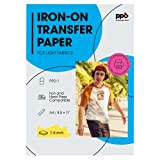PPD A4 5 Fogli Di Carta Trasferibile Termoadesiva Per Inkjet - T-Shirt E Tessuti Chiari - PPD-1-5