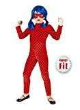 PRESTIGE & DELUXE Costume Vestito Carnevale Lady Bug Ladybug MIRACOLOUS Taglia 5 6 7 8 9 10 11 12 (11-12 ...