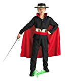 PRESTIGE & DELUXE Costume Vestito Carnevale Zorro Cavaliere Eroe Segreto 3 4 5 6 7 8 9 10 11 12 ...