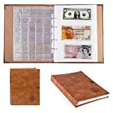 Primst Raccoglitore per Monete Album, Raccolta di Monete per Album di Libri per Collezionisti, Contiene 150 Monete e 240 Pezzi ...