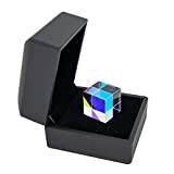 Prisma dicroico di dispersione RGB del prisma di X-Cube di 2cm per la fisica e la decorazione con la scatola ...