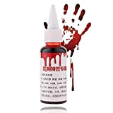 Professional Fake Blood Speciale Halloween Wound Scars Zombie Fancy Make Up Sangue finto(02)