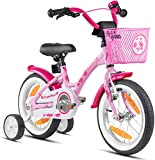Prometheus bicicletta bambini 3-5 anni da 14 Pollici per bambina bicicletta con rotelle e contropedale Modello 2021 in rosa e ...
