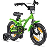 Prometheus bicicletta bambini 3-5 anni da 14 Pollici per Bambino e Bambina con rotelle e contropedale BMX Modello 2021 in ...