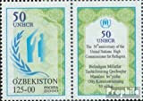 Prophila Collection Uzbekistan 265Zf con Allunga (Completa Edizione) 2000 Flüchtlingskommissar (Francobolli per i Collezionisti)