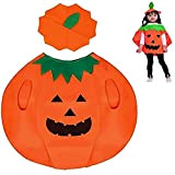 PTBWS Costume da zucca per Halloween,Costume da zucca per bambini, Costumi di Zucca di Halloween con Cappello di Zucca,Per Halloween ...