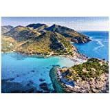 Punta Molentis, Villasimius, Sardegna, Italia - Premium 1000 Pezzi Puzzle - MyPuzzle Collezione speciale di Puzzle Galaxy