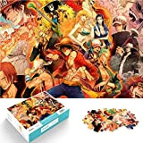 puzzle 1000 pezzi Anime One Piece puzzle ragazzi e ragazze puzzle Franky Brook Nami Nico Robin Sanji Roronoa Zoro Monkey ...