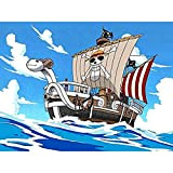 Puzzle 1000 pezzi Nave pirata pittura oceano arte ruota piena trapano immagine cielo blu ricamo mosaico punto croce decorazione murale ...