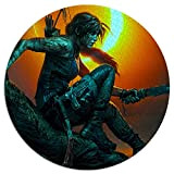 puzzle 1000 pezzi Rise of Tomb Adventure Lara Croft puzzle rotondi puzzle per adulti e bambini puzzle gioco di avventura ...