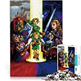 puzzle 1000 pezzi The Legend of Zelda puzzle per adulti e bambini puzzle puzzle Brave Warrior scena di gioco puzzle ...