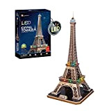 Puzzle 3d LED - Puzzle 3d Tour Eiffel LED | Puzzle 3 D 84 Pezzi | Puzzle 3d Bambini | ...