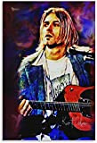 Puzzle Classici 1000 Pezzi per Adulti Il chitarrista musicista rock band cantante Kurt Cobain Jigsaw Puzzles Bambini Puzzle Giocattolo Decompressivo ...