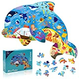 Puzzle Delfino,108 Pezzi Puzzle Bambini Jigsaw 3 4 5 6 7 8 9 Anni, Giochi Bambini Puzzle, Animal Puzzle Bimbi, ...